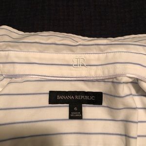Banana Republic striped button down